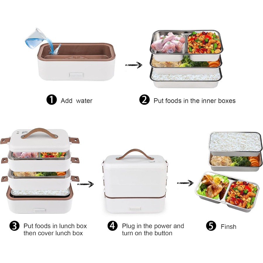 Self Cooking Electric Lunch Bo - مراجعة Home Cooking Electric وسعره