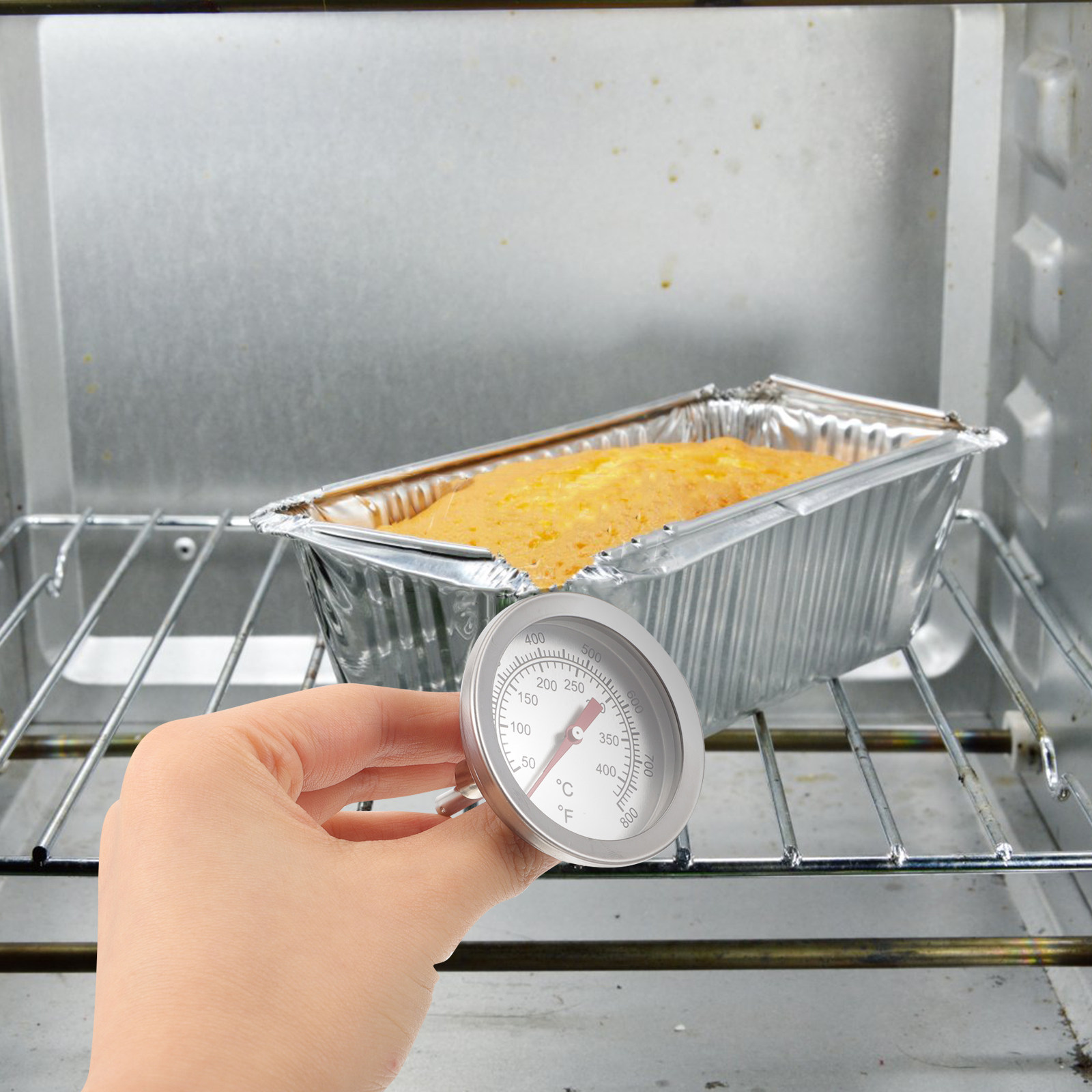 Large Dial Oven Thermometer St - مراجعة Home Cooking Electric وسعره