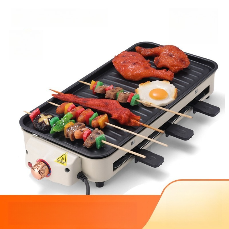 Electric Grill Smokeless BBQ D - مراجعة Home Cooking Electric وسعره