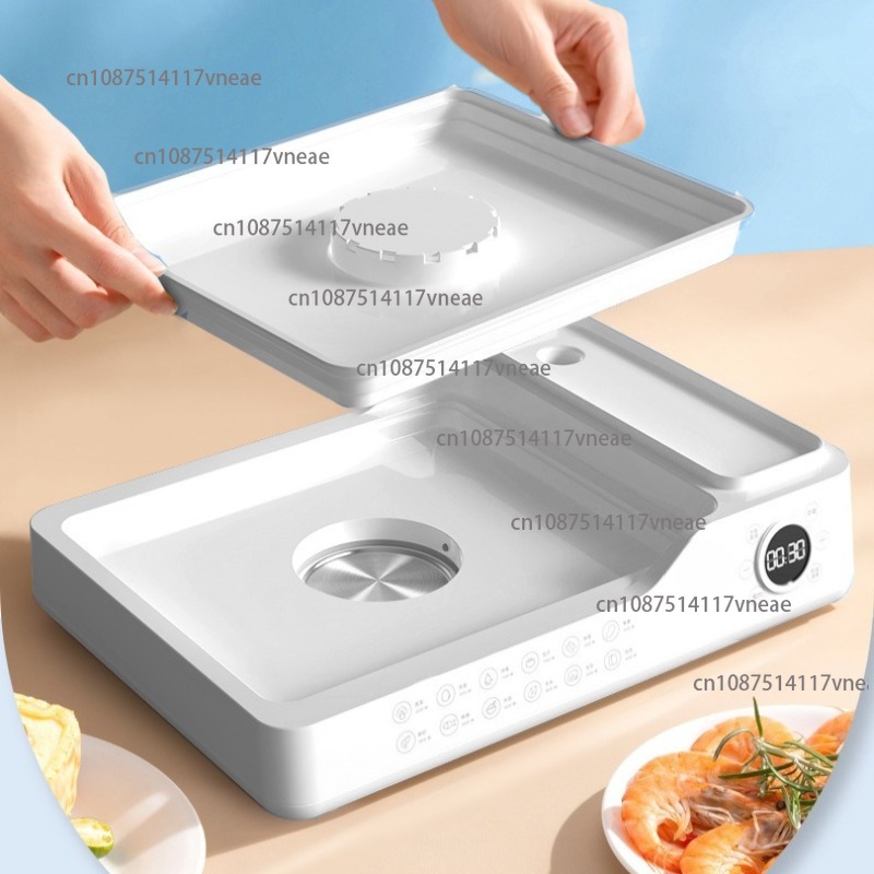 Electric Steamer with Water Ta - مراجعة Home Cooking Electric وسعره