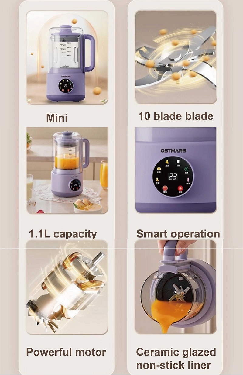 600W Home Soy Milk Machine 110 - مراجعة Home Cooking Electric وسعره