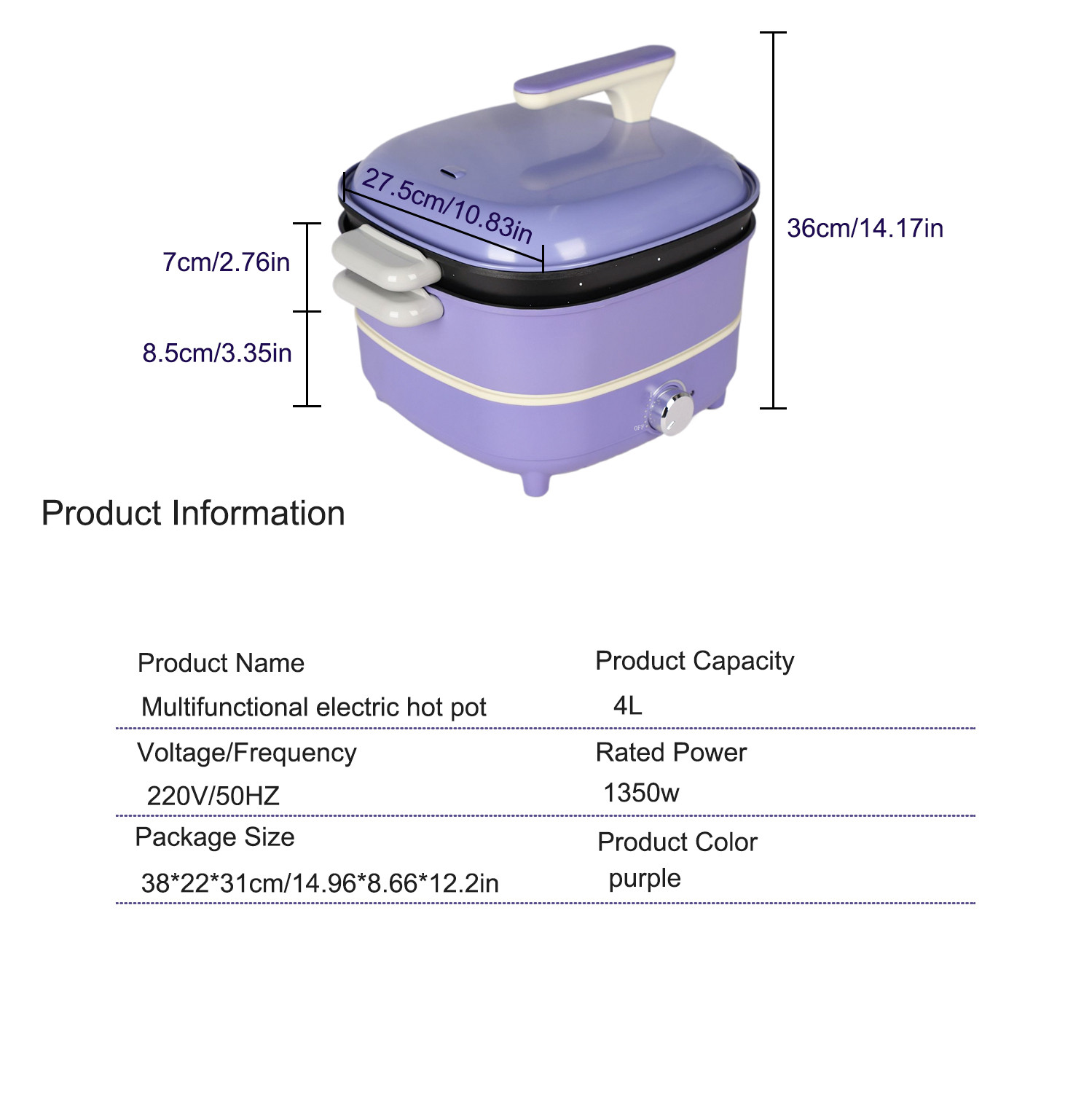Mitcmolard Modern Multifunctio - مراجعة Home Cooking Electric وسعره