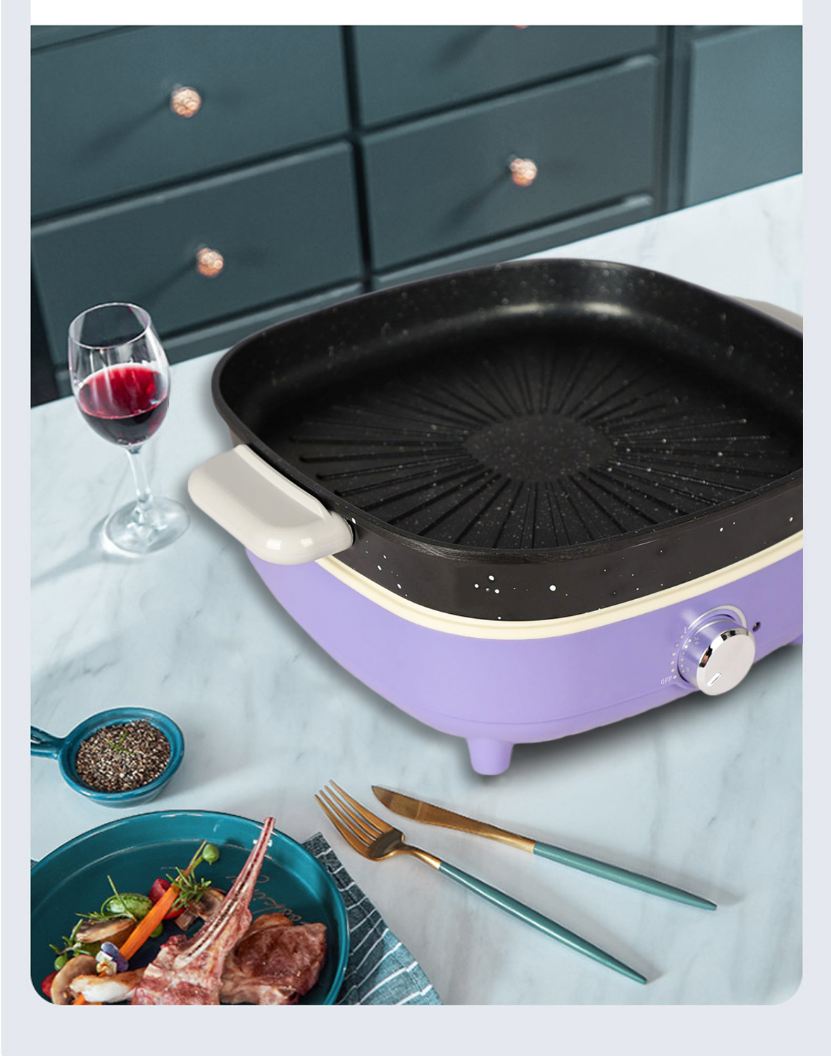 Mitcmolard Modern Multifunctio - مراجعة Home Cooking Electric وسعره