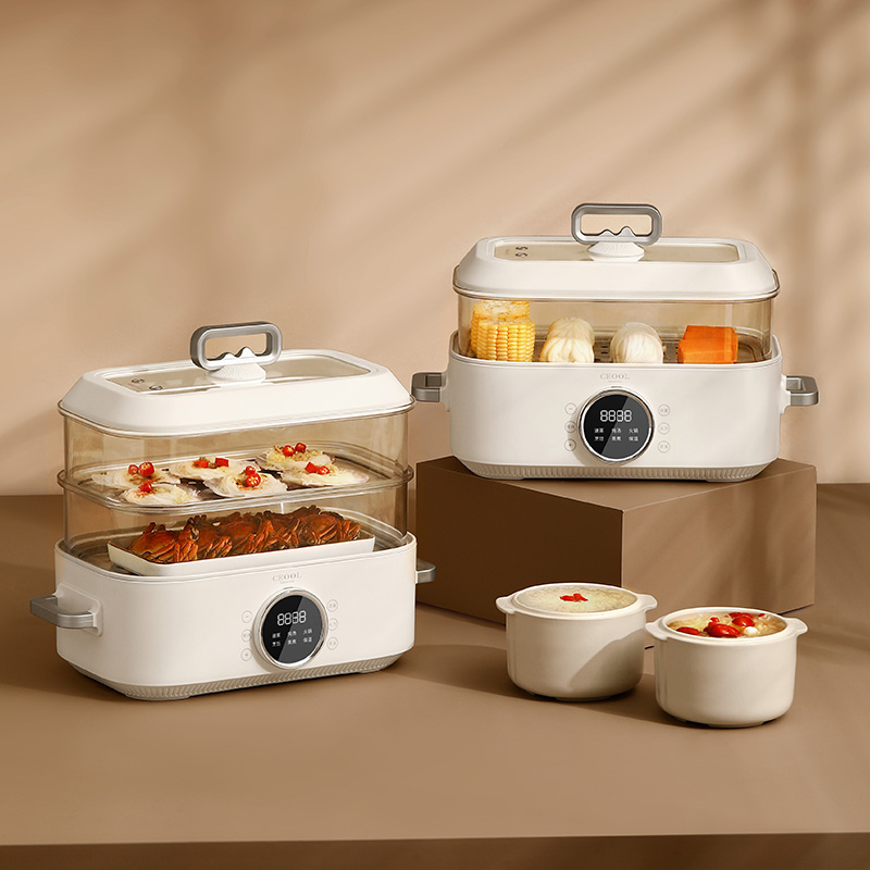 10L 3-in-1 Electric Food Steam - مراجعة Home Cooking Electric وسعره