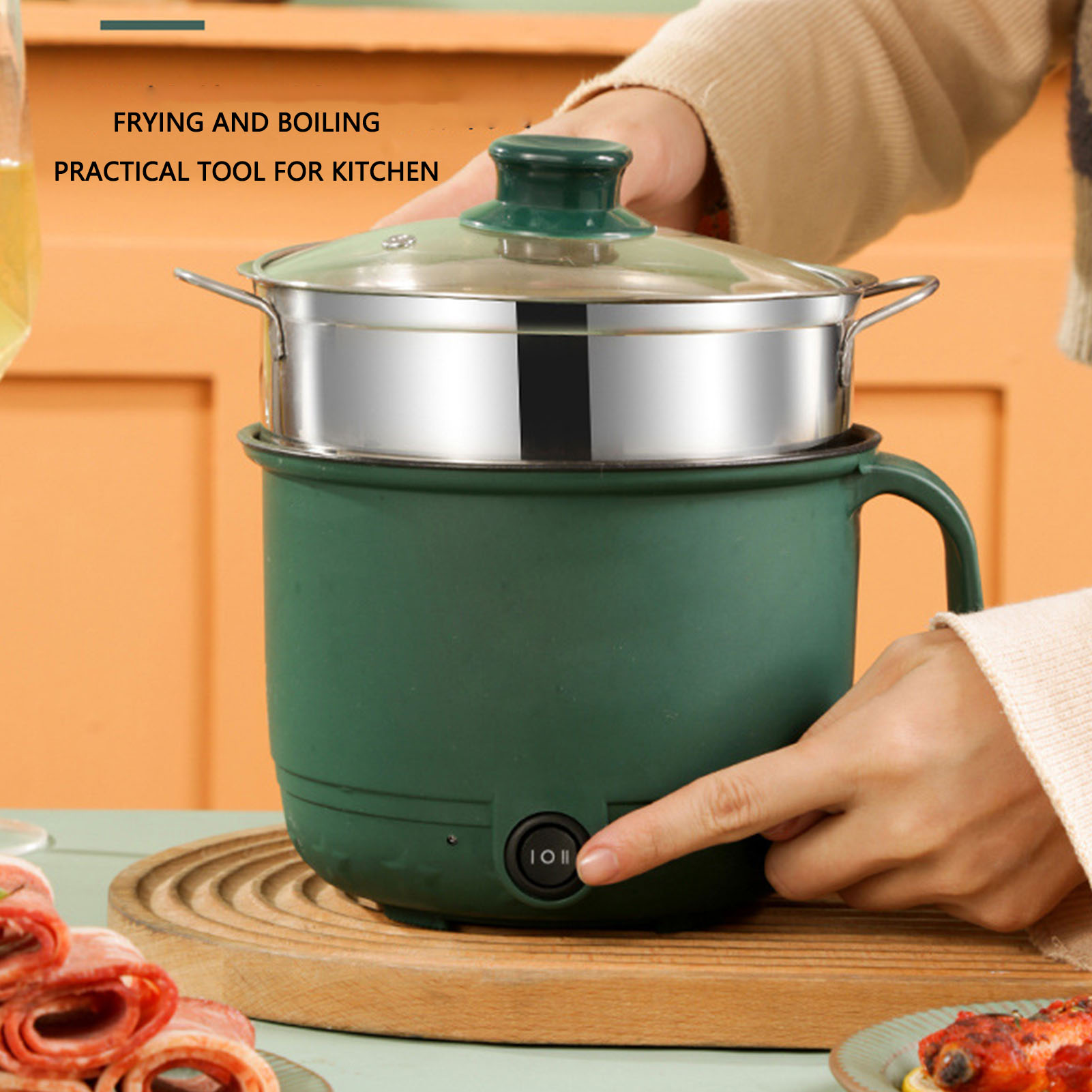 Electric Cooking Pot 1.5L 600W - مراجعة Home Cooking Electric وسعره